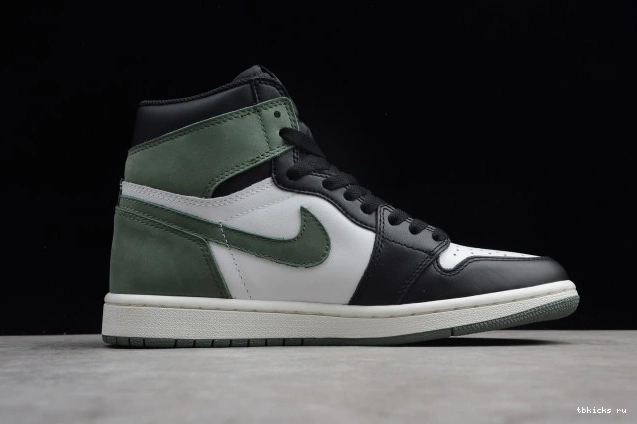 Rep TB Jordan Air Retro Clay 1 Green High OG 555088-135 0805